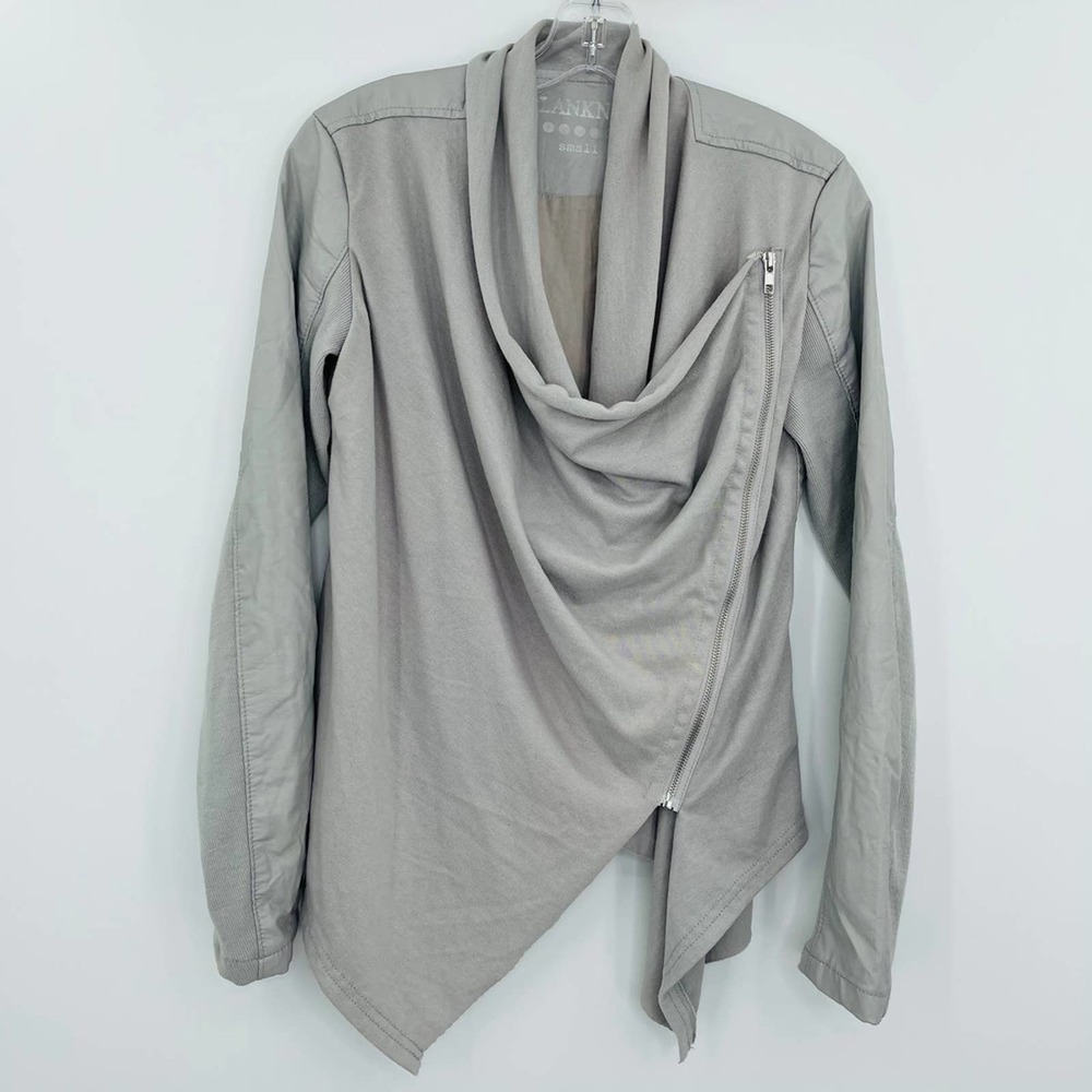 Blank NYC asymmetrical shark bite jacket